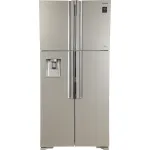 Холодильник Hitachi R-W660PUC7X GC (No Frost, A++, 2-камерный, Side by Side, объем 540:396/144л, инверторный компрессор, шампань)