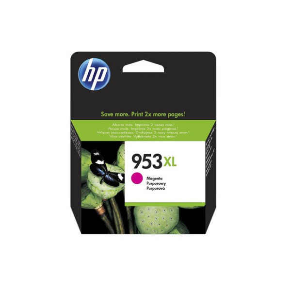Чернильный картридж HP 953XL (пурпурный; 1450стр; OJP 8710, 8715, 8720, 8730, 8210, 8725)