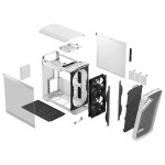 Корпус Fractal Design Torrent Compact RGB White TG Clear Tint (Midi-Tower)