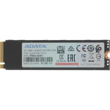 Жесткий диск SSD 2Тб ADATA (2280, 7400/6500 Мб/с, PCIe 4.0 x4 (NVMe)) [SLEG-900P-2TCS]