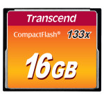 Карта памяти CF 16Гб Transcend (50Мб/с, 133x)