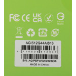 Жесткий диск SSD 512Гб AGI AI818 (2280, 5055/2765 Мб/с, 437216 IOPS, PCI Express)