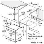 Электрический духовой шкаф Bosch HBG7341B1