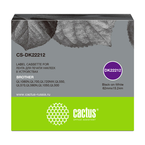 Картридж ленточный Cactus CS-DK22212