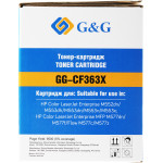 Картридж G&G GG-CF363X (пурпурный; 9500стр; HP CLJ M552dn, M553N, M553DN, M553X, M577C, M577Z, M577F, M577DN)