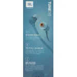 Гарнитура JBL T110 (проводные внутриканальные в ушной раковине закрытые, 1.2м, 3.5 мм, IPX2)