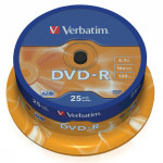 Диск DVD-RW Verbatim (4.7Гб, 4x, cake box, 10)