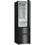 Холодильник Hisense RM469N4AFD1 (No Frost, A+++, 2-камерный, объем 396:270/126л, инверторный компрессор, черный)