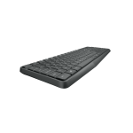 Клавиатура и мышь Logitech MK235 Wireless Keyboard and Mouse Black USB (радиоканал, классическая мембранная, 101кл, светодиодная, кнопок 2, 1000dpi)