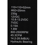 Кулер ID-Cooling DK-01 (Socket: 1150, 1151, 1155, 1156, 1200, 1700, AM3, AM3+, AM4, FM1, FM2, FM2+, алюминий, 28,8дБ, 92x92x25мм, 4-pin)