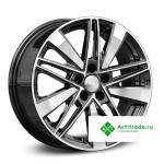 Скад Тайто R16/6.5J PCD 5x114,3 ET 45 ЦО 67,1 черный с полированной лицевой поверхностью