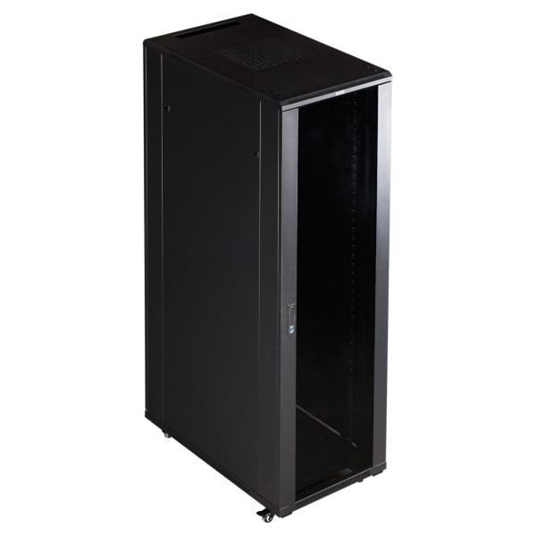 Шкаф коммутационный напольный Lanmaster TWT-CBB-27U-6x8-P1 (27U, 600x800мм, IP20, 800кг)