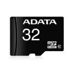 Карта памяти microSDHC 32Гб ADATA (Class 10, 10Мб/с, UHS-I U1, адаптер на SD)