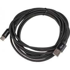 Кабель (USB Type-C (m), USB A(m), 3м, 2,4A)