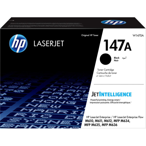 Картридж HP 147A (черный; 10500стр; LaserJet M610dn)