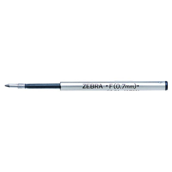Стержень Zebra F (для шариковых ручек, 0,7мм, синий)