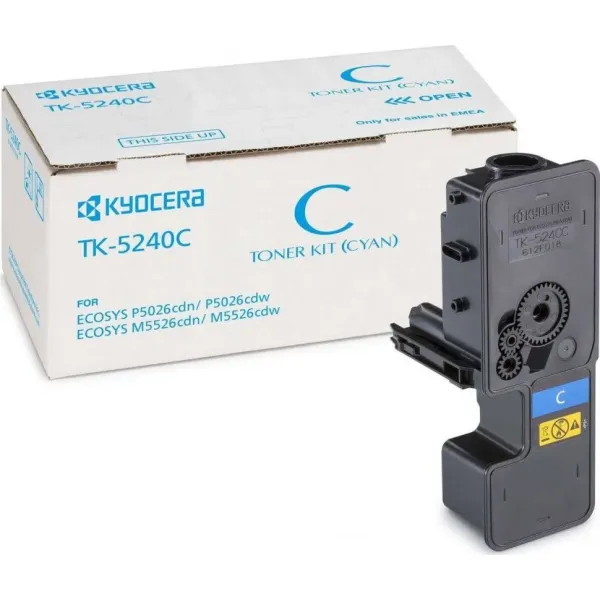 Тонер-картридж Kyocera TK-5240C (голубой; 3000стр; P5026cdn, cdw M5526cdn, cdw)