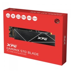 Жесткий диск SSD 1Тб ADATA GAMMIX S70 Blade (2280, 7400/5500 Мб/с, 720000 IOPS, PCIe 4.0 x4 (NVMe)) [AGAMMIXS70B-1T-CS]