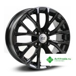 RST R015 R15/6J PCD 4x100 ET 46 ЦО 54,1 черный глянцевый