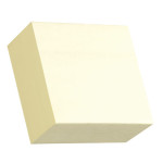 Блок самоклеящийся Hopax 21072 (бумага, желтый, 76x76мм, 400листов, 70г/м2)