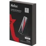 Внешний жесткий диск SSD 2Гб Netac ZX20L (2000/1800 Мб/с, Type-C)