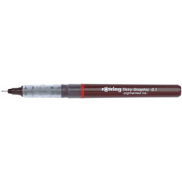Ручка капиллярная Rotring 1904750 (0,1мм, черный)