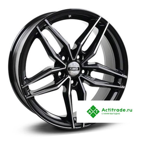 Neo 882 R18/8J PCD 5x114,3 ET 45 ЦО 67,1 черный с полированной лицевой поверхностью