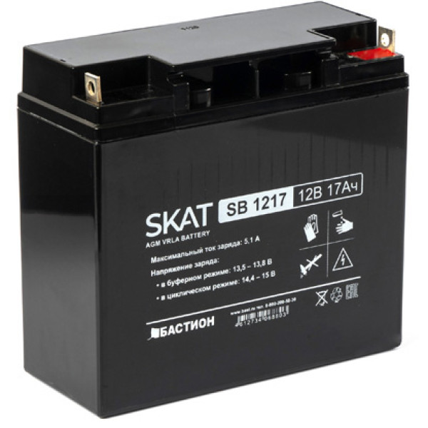 Батарея Бастион SKAT SB 1217 (12В, 17Ач)