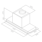 Вытяжка Elica Hidden 2.0 IX/A/60