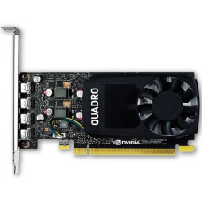 Видеокарта Quadro P1000 1265МГц NVIDIA (PCI-E 3.0, GDDR5, 128бит, 4xDP)