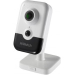 Камера видеонаблюдения HiWatch DS-I214W(B) (2 мм) (IP, внутренняя, кубическая, поворотная, 2Мп, 2-2мм, 1920x1080, 25кадр/с)