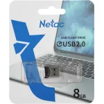 Накопитель USB Netac NT03UM81N-008G-20BK