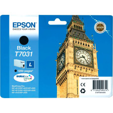 Картридж Epson C13T70314010 (черный; 1200стр; Epson WP-4535 DWF, Epson WP-4515 DN, Epson WP-4015DN, Epson WP-4595 DNF, Epson WP-4525 DNF, Epson WP-4545 DTWF, Epson WP-4095DN, Epson WP-4025DW) [C13T70314010]