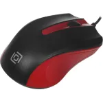 Oklick 225M Black-Red USB (кнопок 3, 1200dpi)