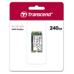 Жесткий диск SSD 240Гб Transcend MTS420 (2242, 500/430 Мб/с, 75000 IOPS, SATA 3Гбит/с, 256Мб, для ноутбука и настольного компьютера)