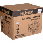 Электрогенератор Huter DY6500L (бензиновый, однофазный, пуск ручной, 5,5/5кВт, непр.работа 10ч)