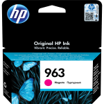 Чернильный картридж HP 963 (пурпурный; 700стр; OfficeJet Pro 901x, 902x)