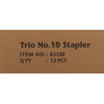 Степлер Kw-Trio 5330D/GRAY (тип скоб: №10, вместимость 100 скоб, одновременно скрепляемых 10 листов, глубина прошивки 58мм)