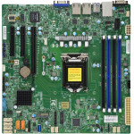 Материнская плата Supermicro X11SCL-F (LGA1151, Intel C242, xDDR4 DIMM, mATX)