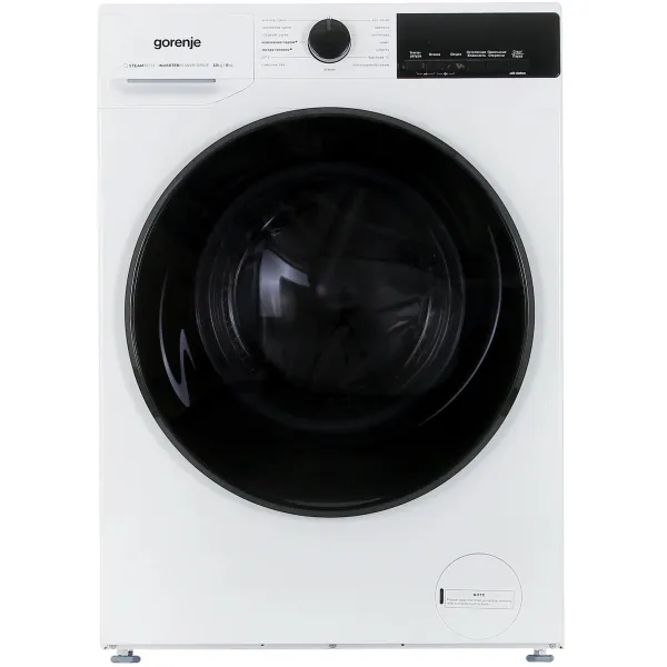 Стиральная машина Gorenje W1D2A164ADS(59.5x84.5x59см, фронтальная, макс:10кг, с сушкой, 1400об/мин, защита от протечек, белый)
