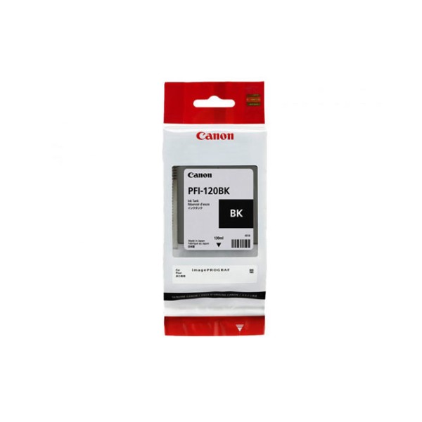 Чернильный картридж Canon PFI-120BK (черный; 130мл; imagePROGRAF TM-200, 205)
