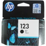Чернильный картридж HP 123 (черный; 120стр; DJ 2130)