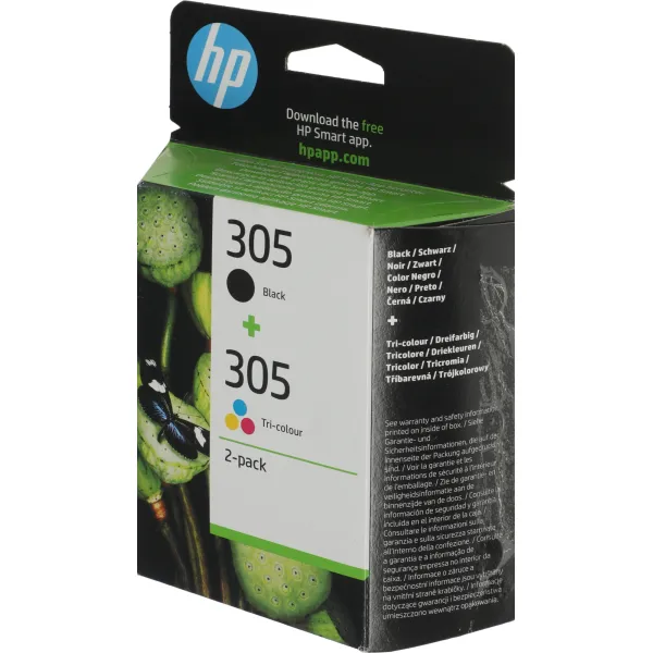 HP 305 (многоцветный, черный; 2стр; DJ 2300, 2700, 2730, 4100, 4134)