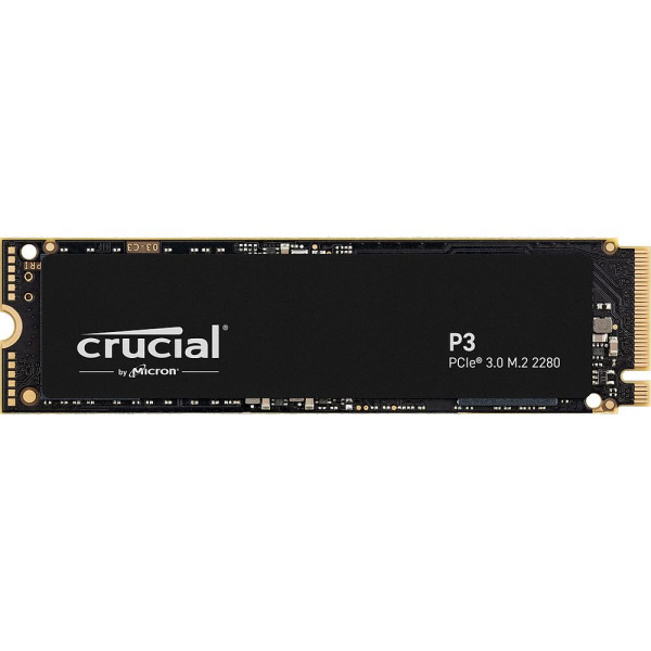 Жесткий диск SSD 1Тб Crucial (M.2, 3500/3000 Мб/с, PCI-E, для ноутбука и настольного компьютера)