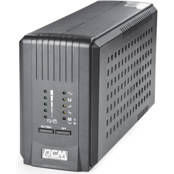 ИБП Powercom SMART KING PRO+ SPT-500 (интерактивный, 500ВА, 400Вт, 3xIEC 320 C13 (компьютерный))
