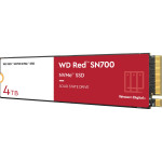 Жесткий диск SSD 4Тб Western Digital Red SN700 (2280, 3400/3100 Мб/с, 520000 IOPS, PCIe 3.0 x4 (NVMe))