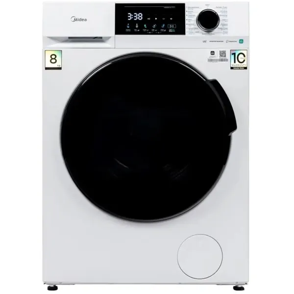 Стиральная машина Midea MFC3814BSW47/W(59.5x85x47см, фронтальная, макс:8кг, 1400об/мин, белый)