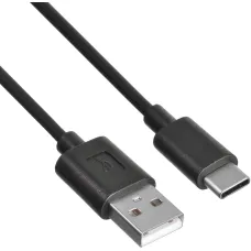 Кабель KingPrice (USB A(m), USB Type-C (m), 2м, 3A) [KP-USBAC-3A-2M]