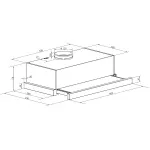 Вытяжка Weissgauff Tel 06 1M BE