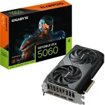 Видеокарта GeForce RTX 5060 2497МГц 8Мб Gigabyte (PCI-E 5.0, GDDR7, 128бит, 1xHDMI, 3xDP)